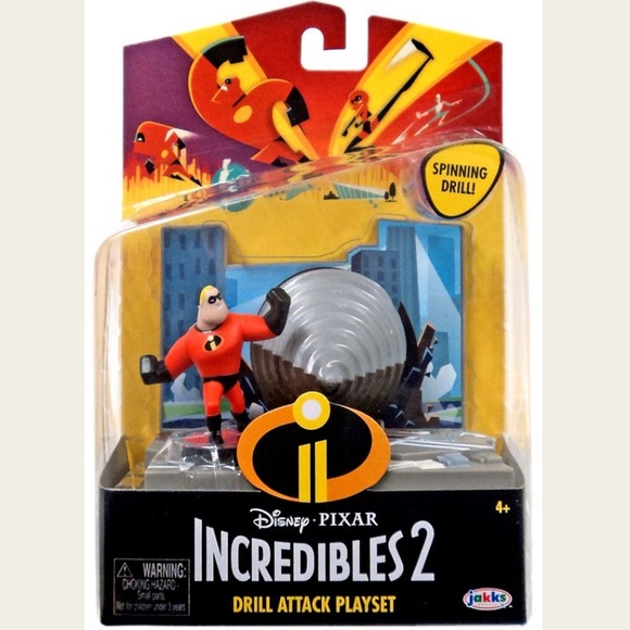 Disney / Pixar The Incredibles 2 Drill Attack Playset - Picture 1 of 8